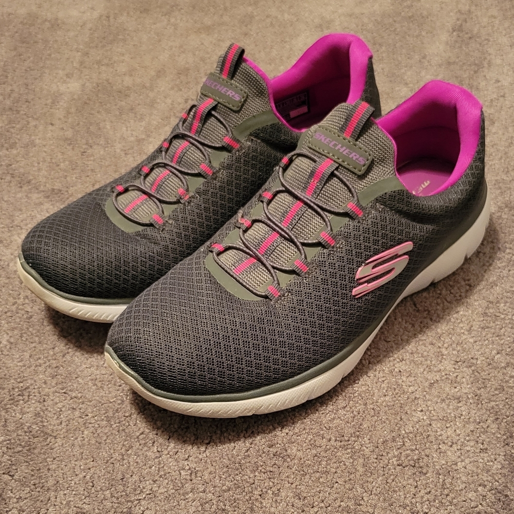 Skechers Memory Foam Slip Ons